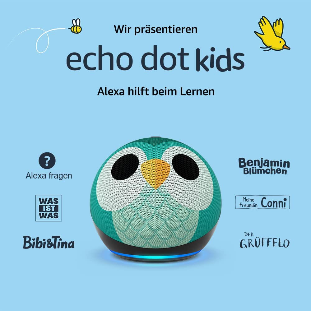 Echo Dot Kids - Eule & Drache