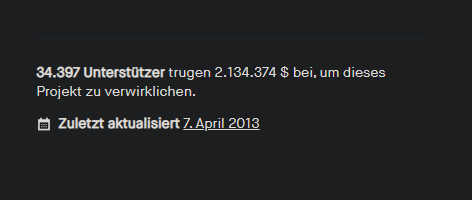 Finanzieller Erfolg auf Kickstarter