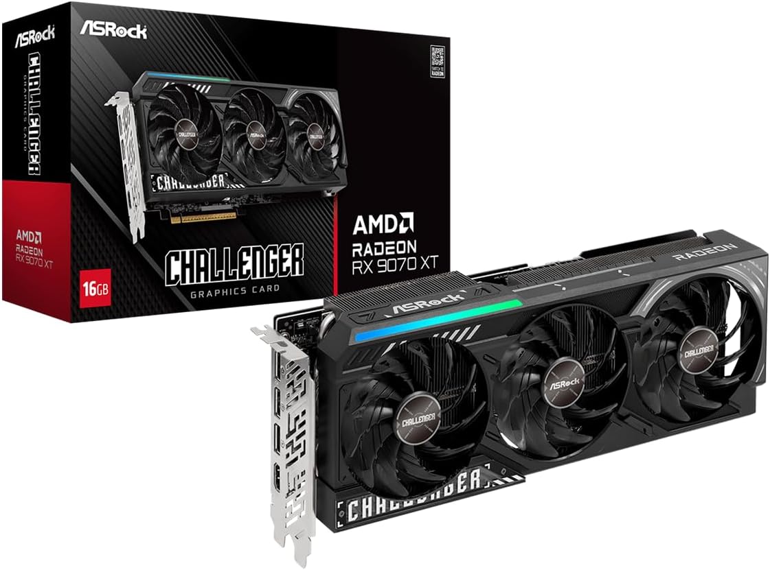 ASRock AMD Radeon RX 9070 XT Challenger OC 16 GByte