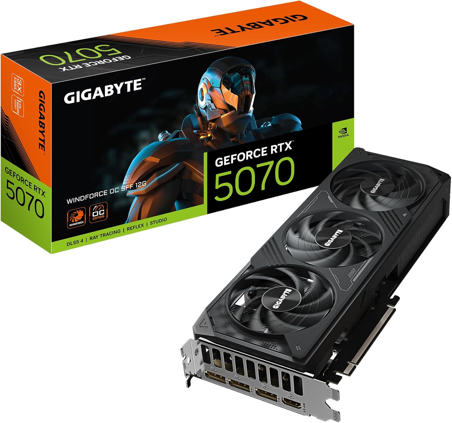 Gigabyte Geforce RTX 5070 Windforce OC SFF 12GB GDDR7 