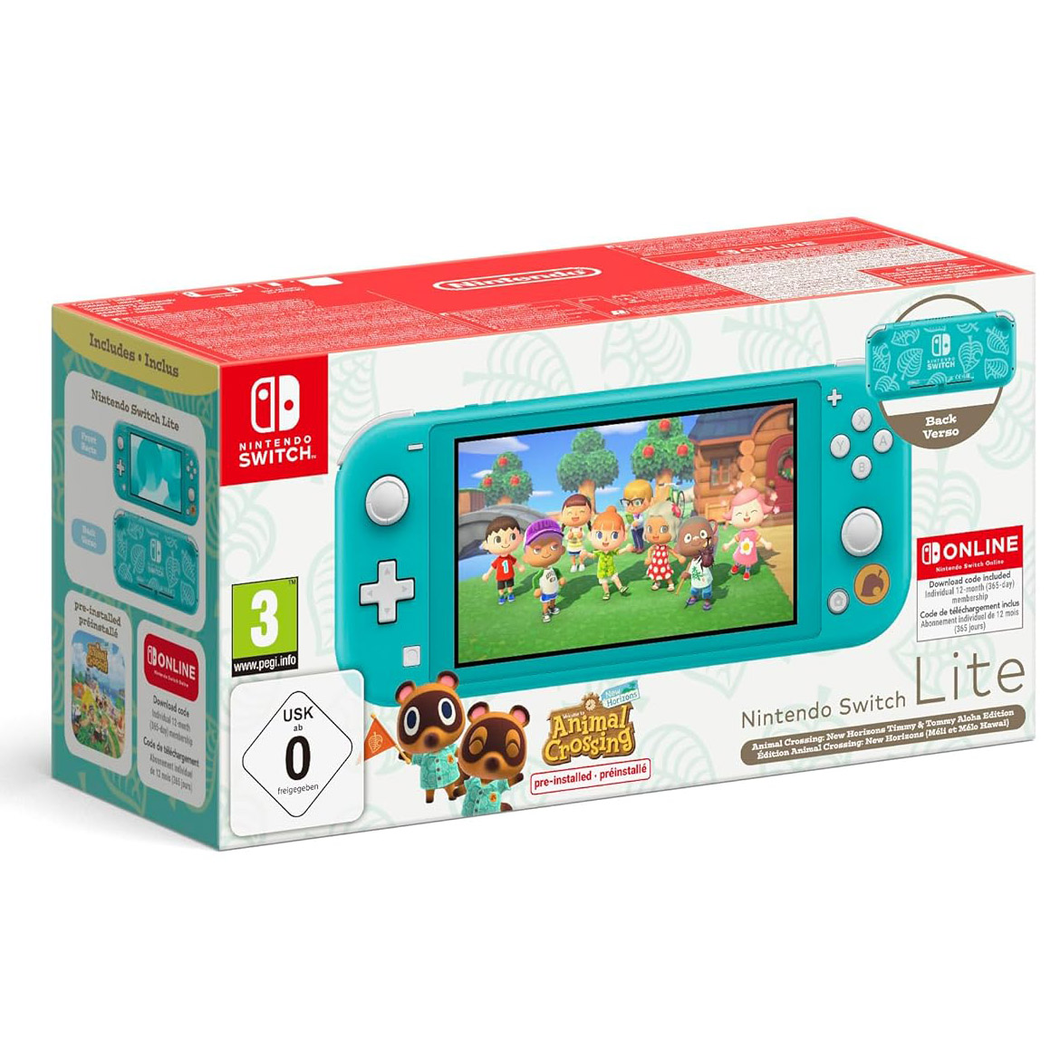 Nintendo Switch Lite:<br>Mit Animal Crossing