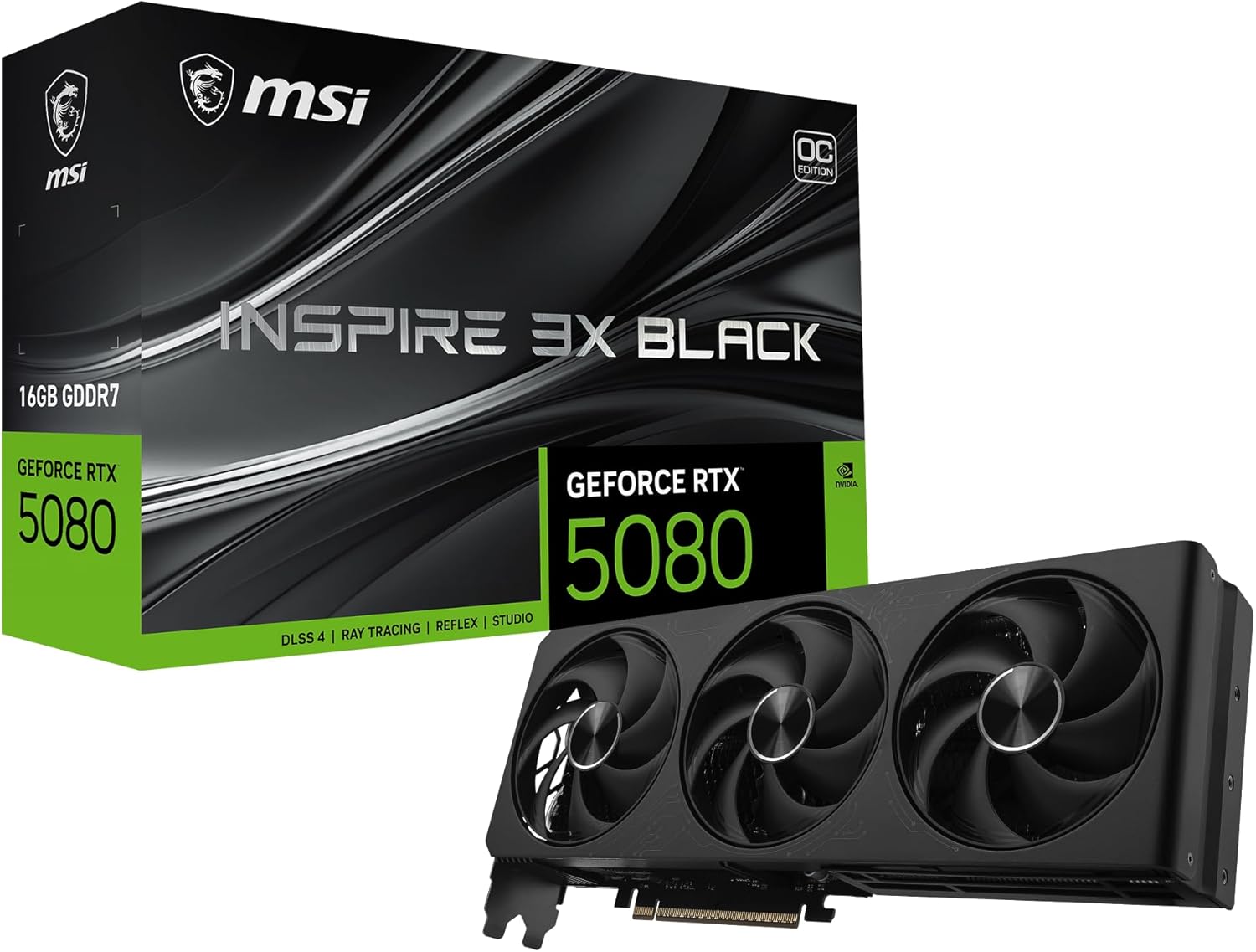 MSI Geforce RTX 5080 Inspire 3X OC 16GB DDR7