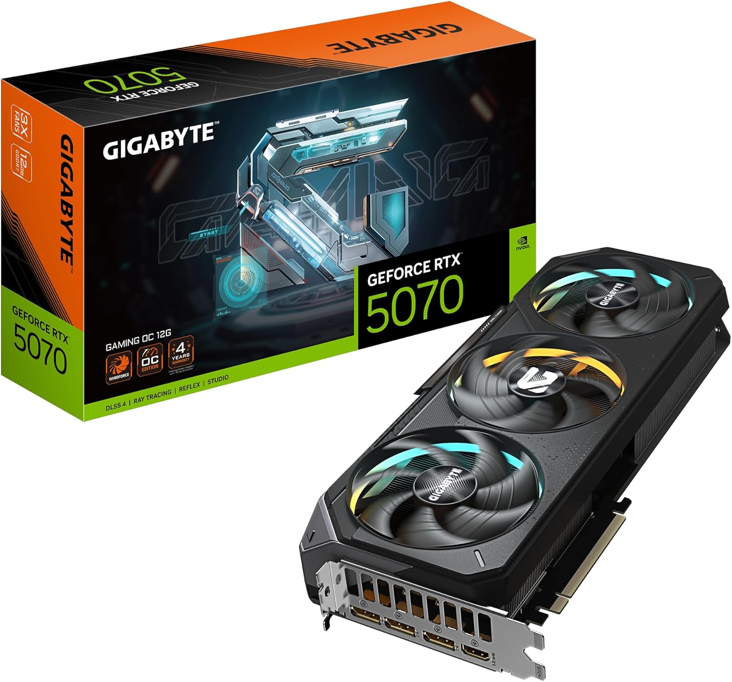 Gigabyte Geforce RTX 5070 Gaming OC 12GB GDDR7 