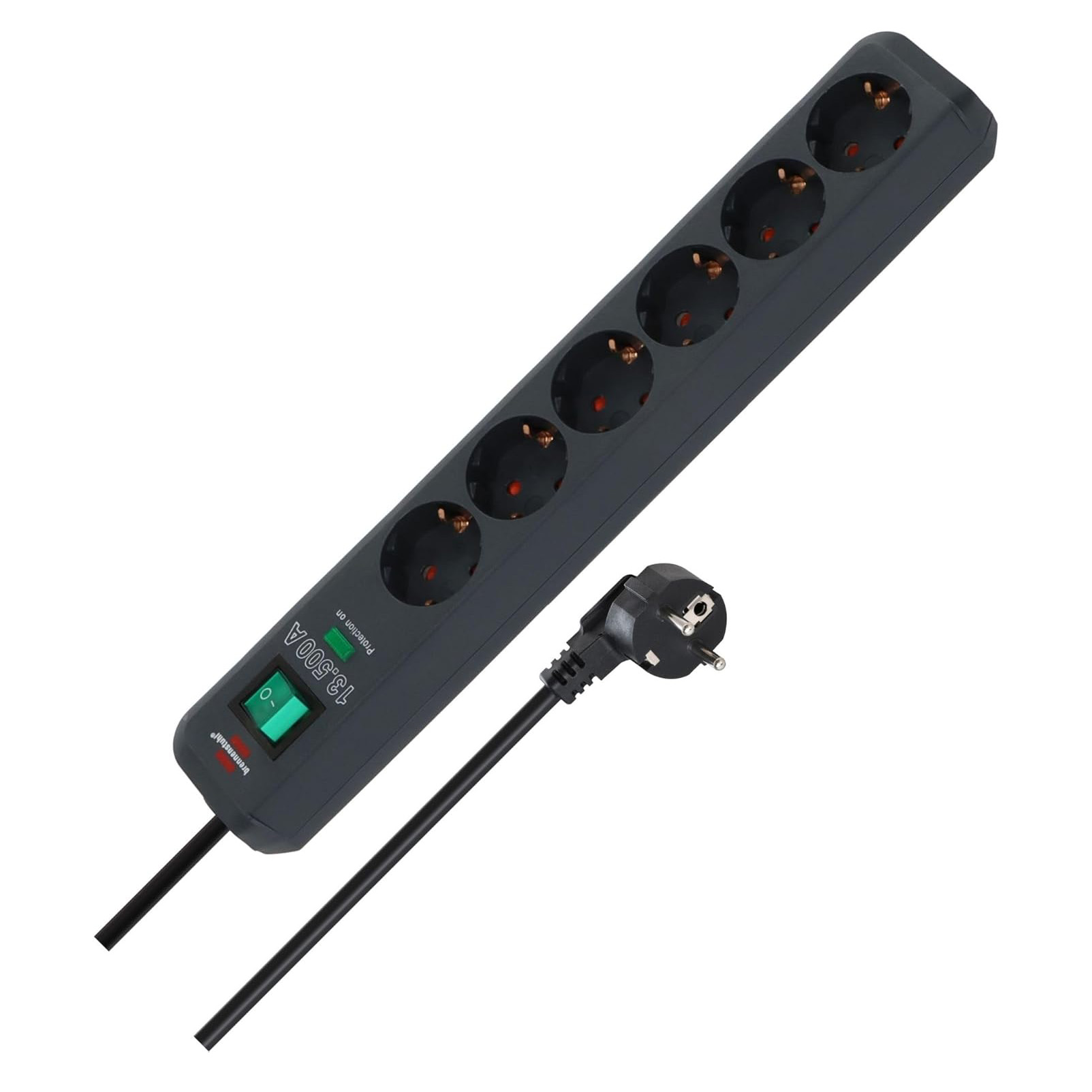 Brennenstuhl Eco-Line 6-Fach Steckdosenleiste 