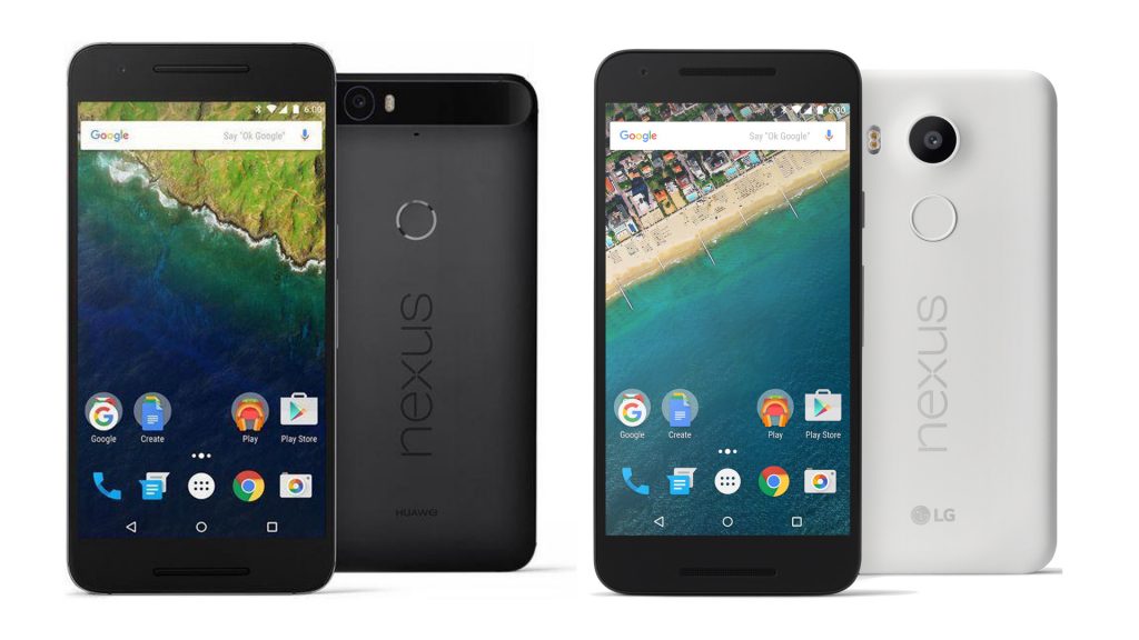 Google Nexus 6P und Nexus 5X