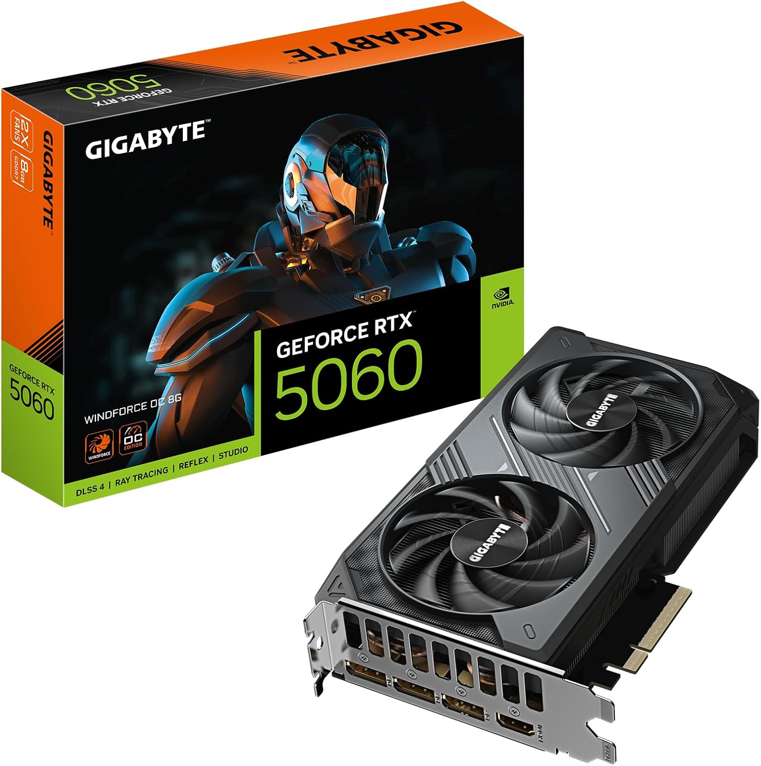 Gigabyte Geforce RTX 5060 Windforce MAX OC 8 GB