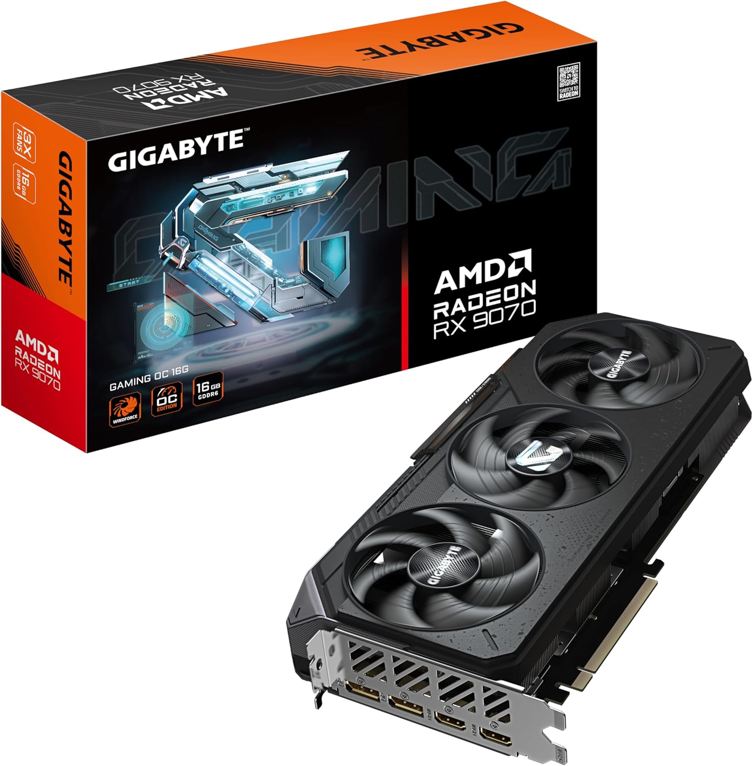 Gigabyte Radeon RX 9070 Gaming OC 16GB