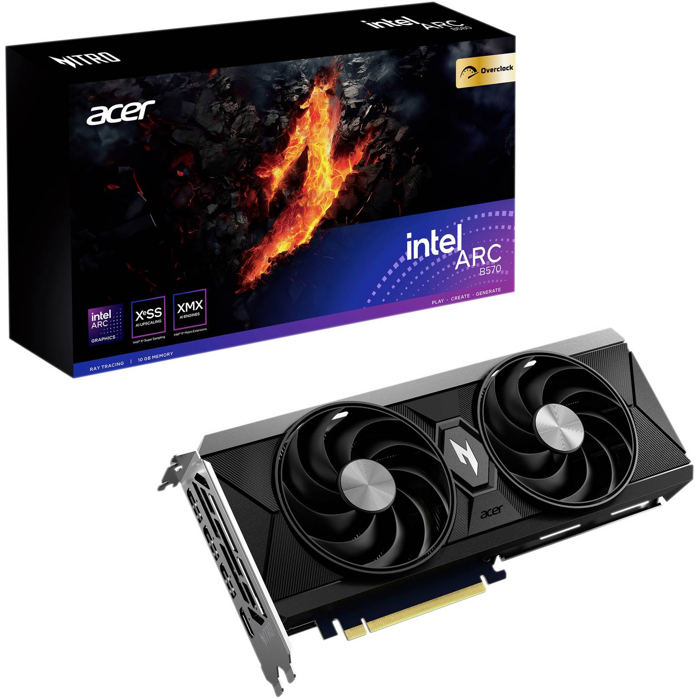 Acer Intel ARC B570 Nitro OC 10GB