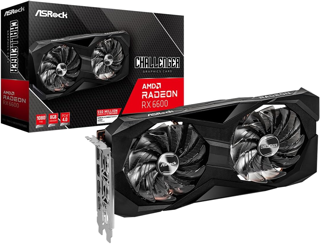 ASRock AMD Radeon RX 6600 Challenger 8GB