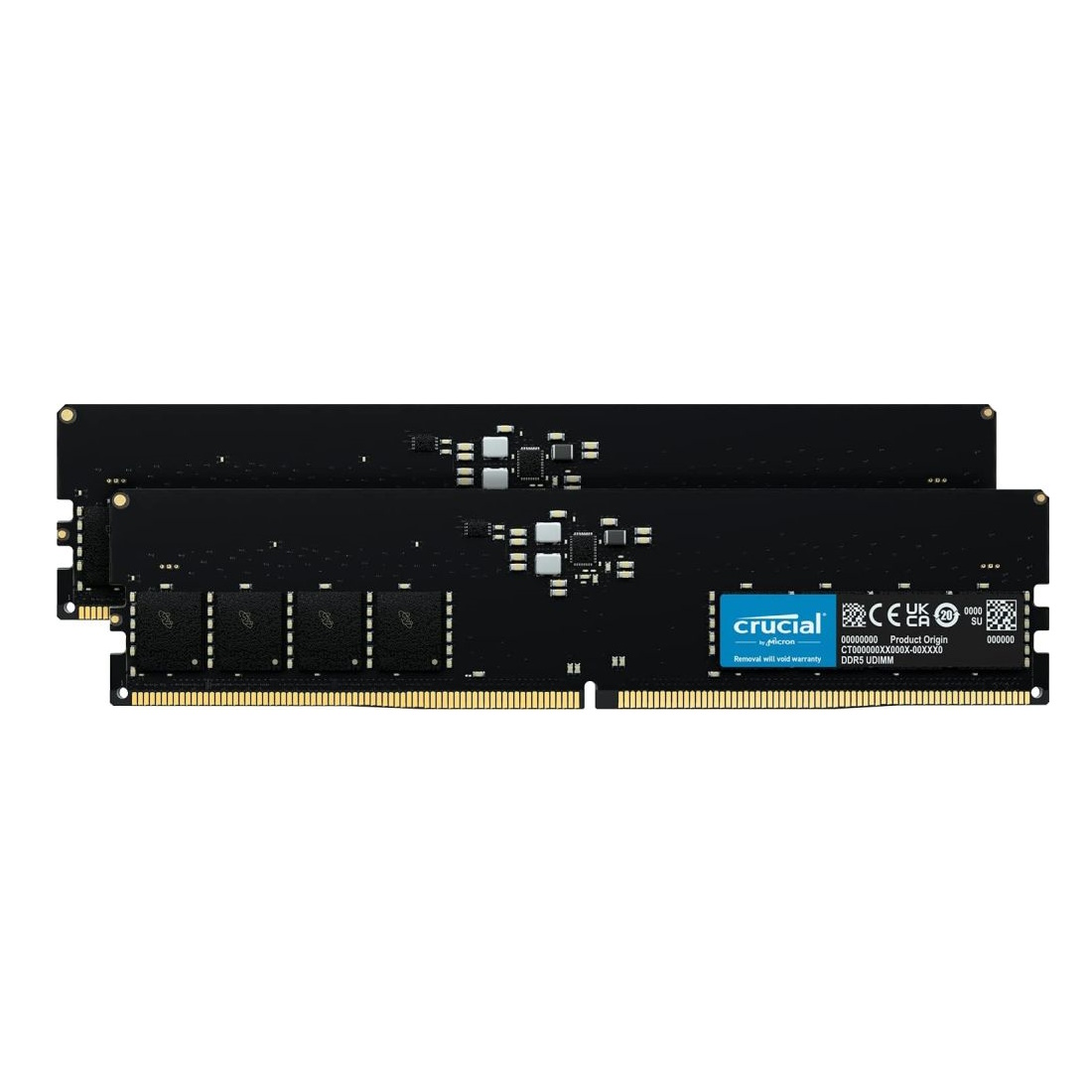 16 Gigabyte DDR5-5200 Crucial Kit (2x 8GB)