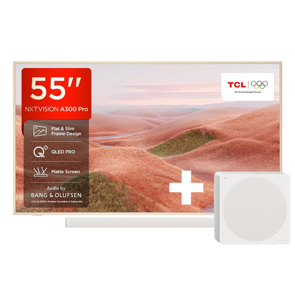 TCL NXTVISION A300 PRO –<br>65 Zoll QLED-TV