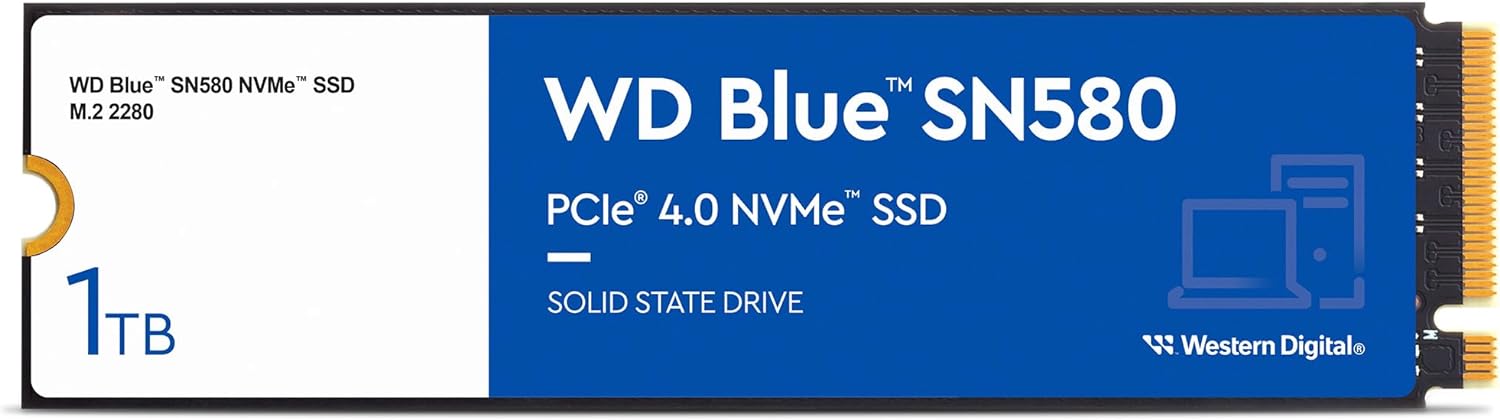 1 TB WD Blue SN580 M.2 NVMe