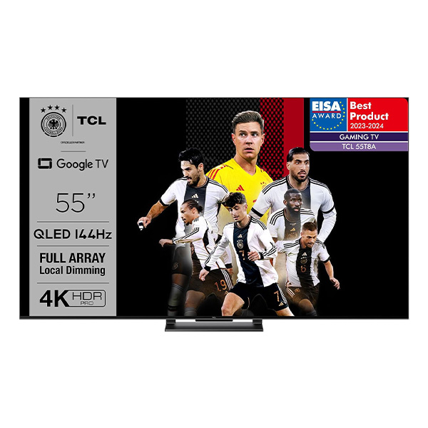 TCL T8A –<br>55 Zoll QLED-TV