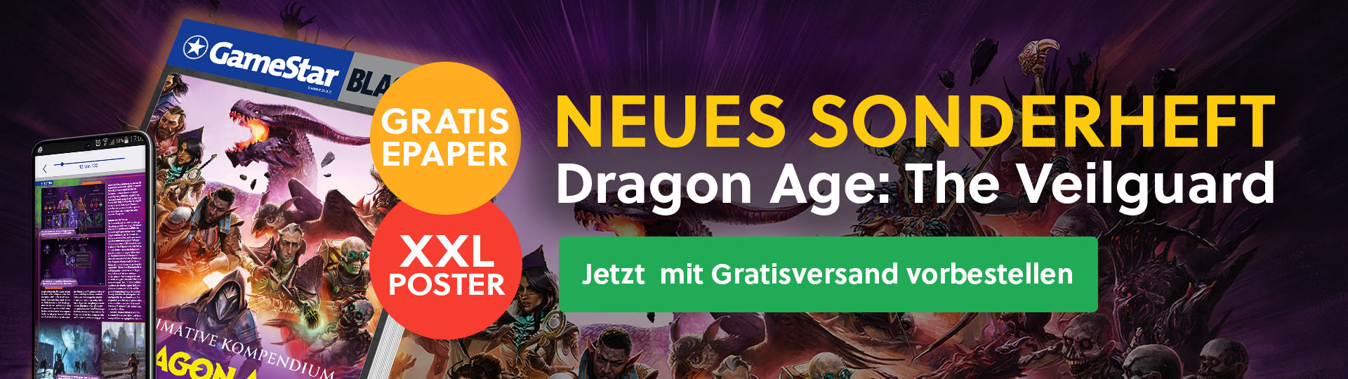 Zur GameStar Black Edition Dragon Age: The Veilguard im GameStar Shop