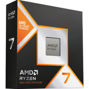 AMD Ryzen 7 9800X3D mit 8/16 Cores, bis zu 5,2 GHz