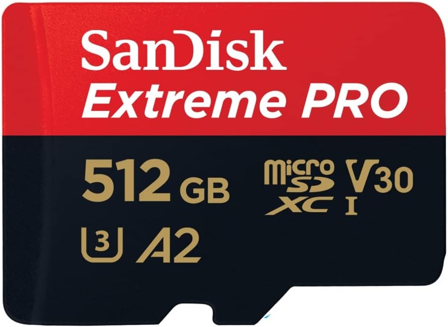 SanDisk Extreme Pro 512 GByte microSD