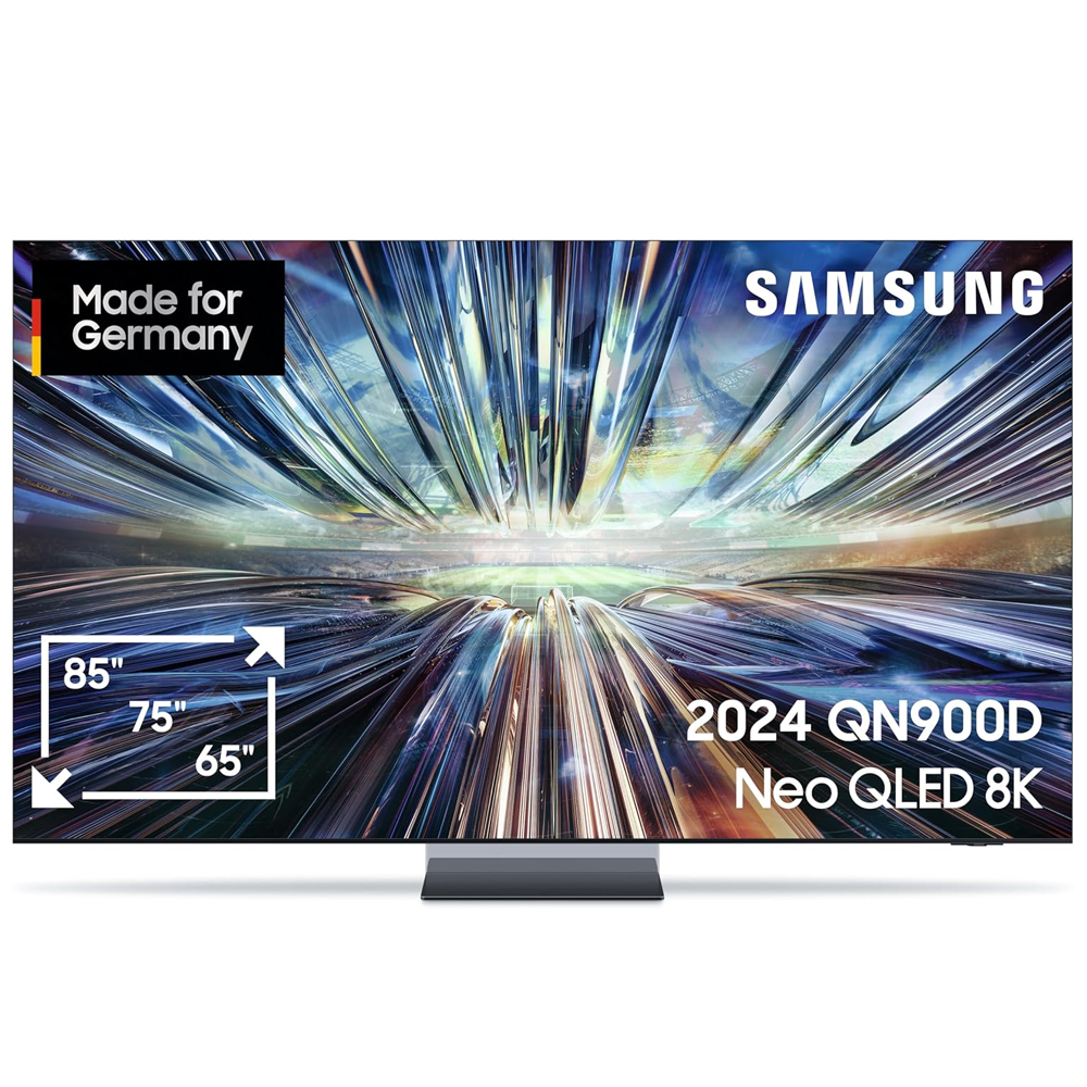 Samsung QN900D –<br>75 Zoll 8K Neo QLED-TV