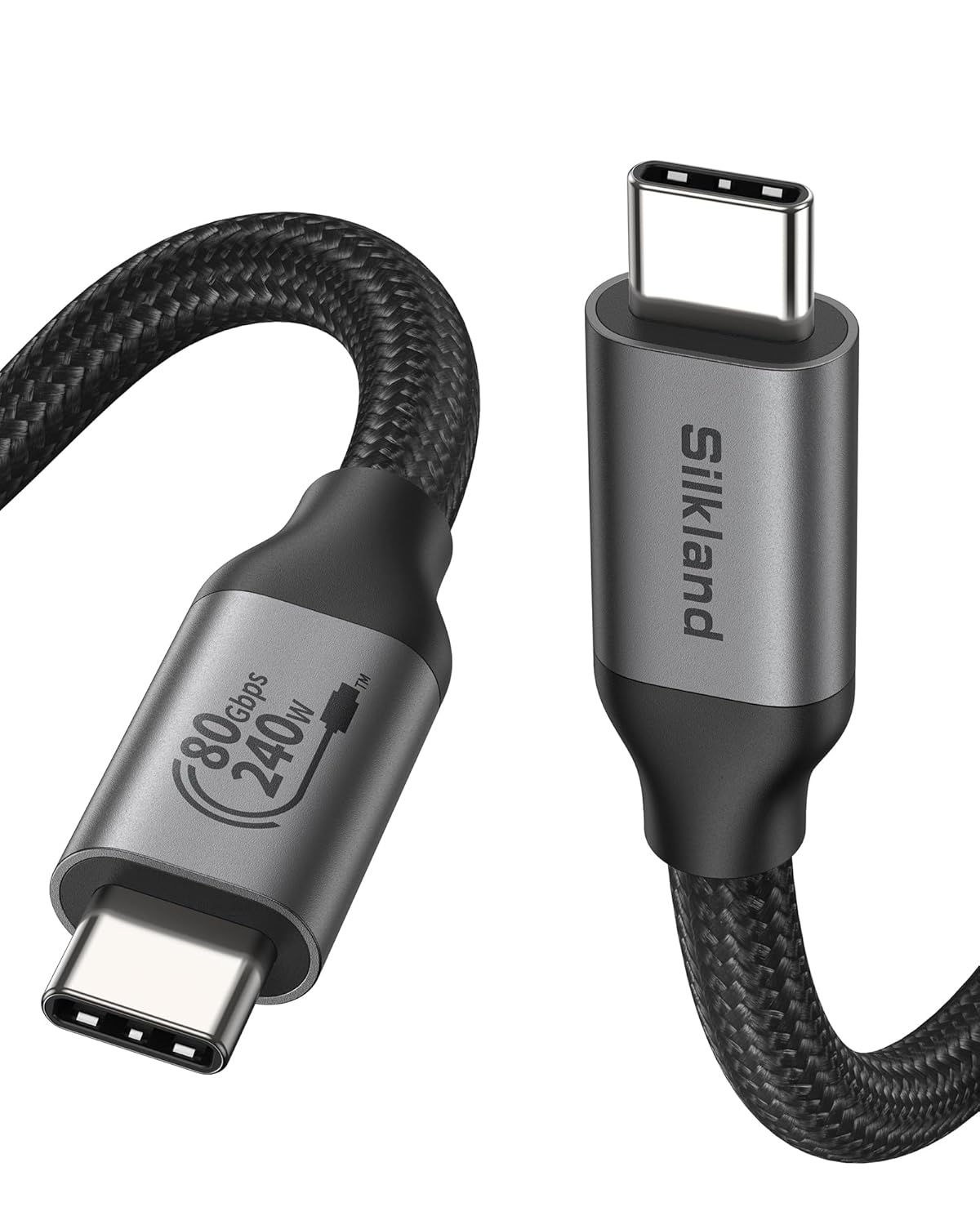 Silkland 80Gbps USB4 V2.0 für Thunderbolt 5 Kabel 1m