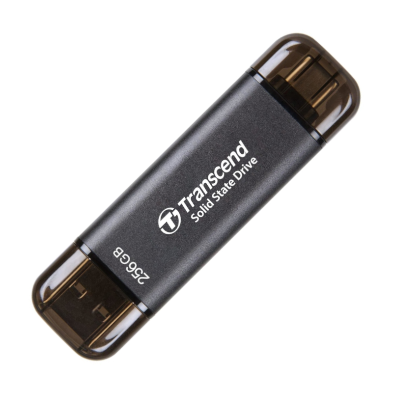 Transcend USB-Stick 256 GByte (ESD310C Black) 