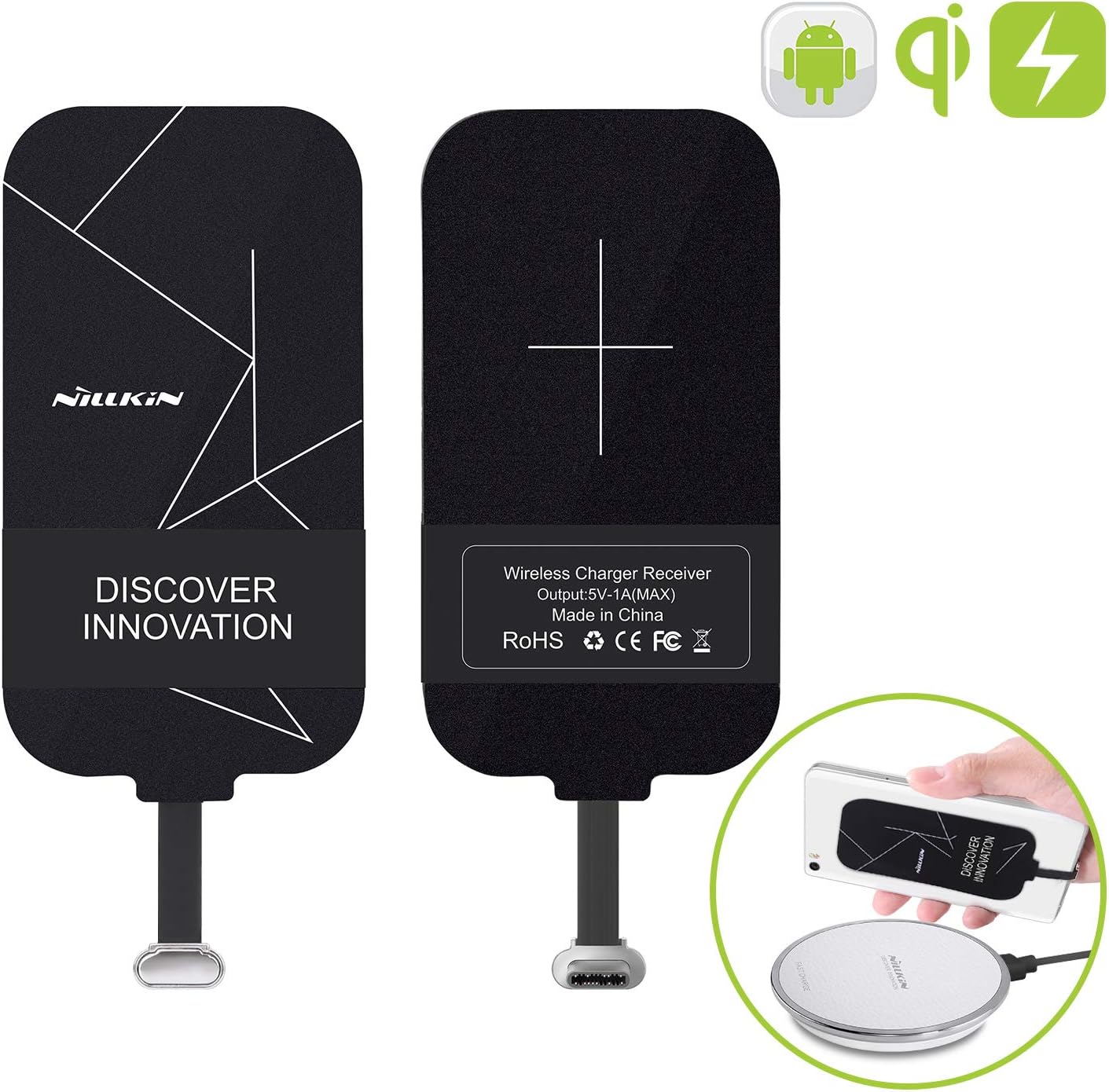 Induktiver Ladeempfänger USB-C