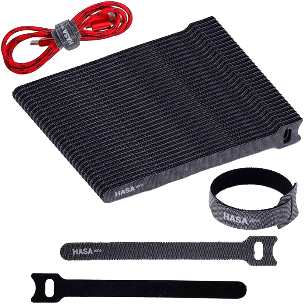Hasa Kabelbinder mit Klettverschluss