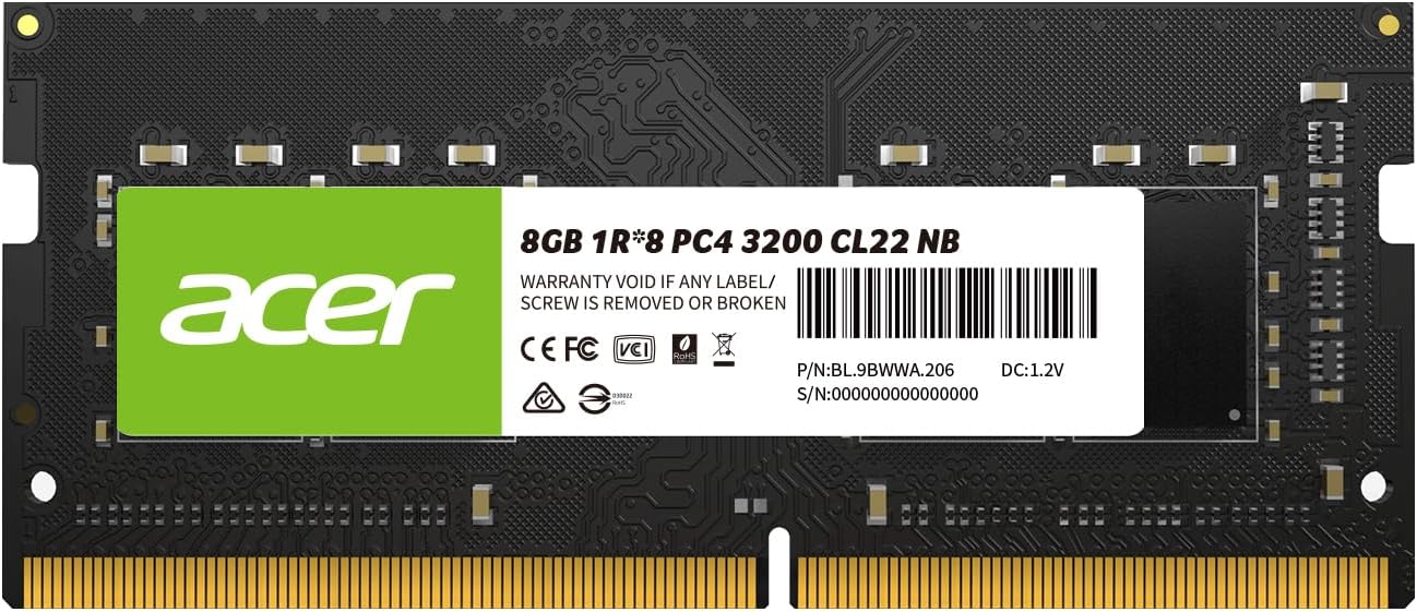 Acer SD100 8GB DDR4 SODIMM 