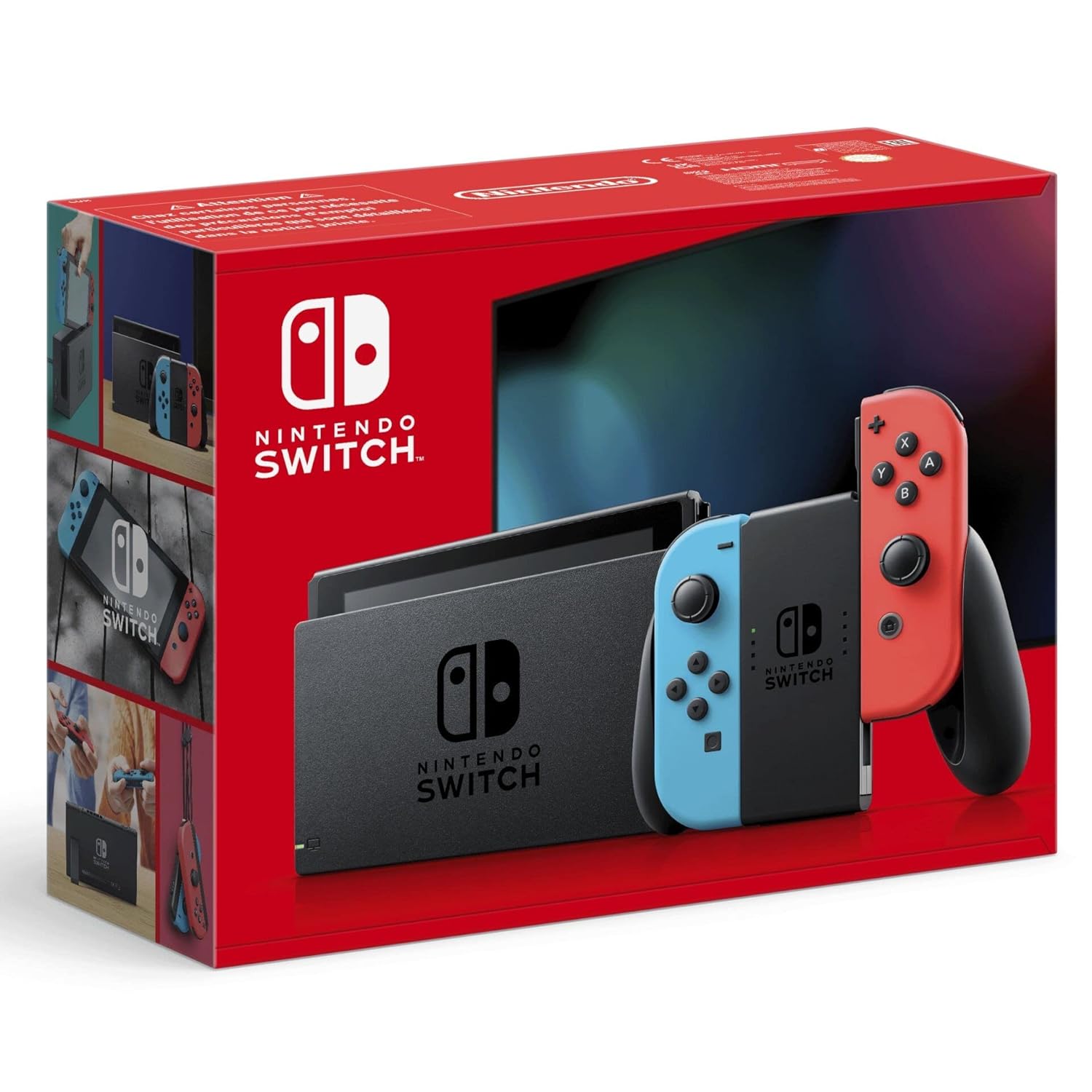 Nintendo Switch<br>Neon-Blau/Rot
