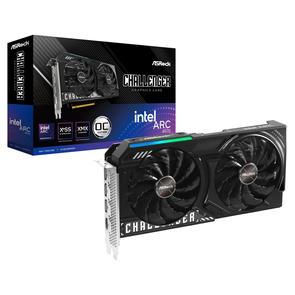 Intel ARC B570<br>– 10 GB VRAM