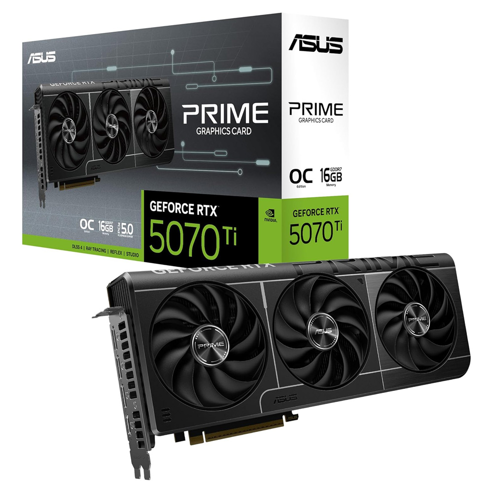 Nvidia RTX 5070 Ti<br>– 16 GB VRAM