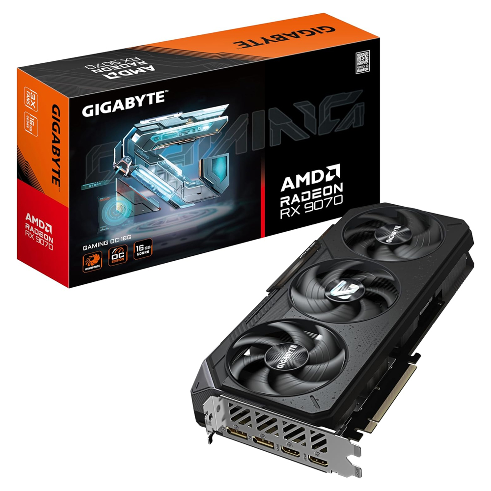 AMD Radeon RX 9070<br>– 16 GB VRAM