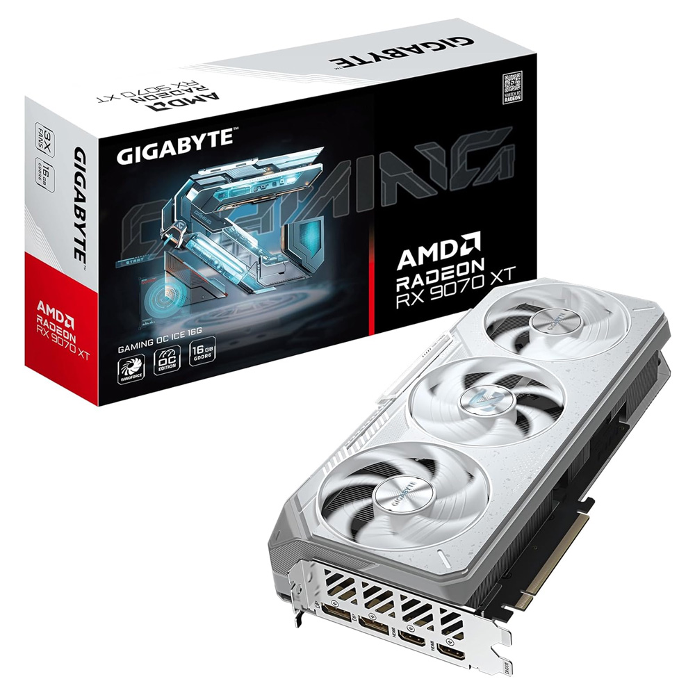 AMD Radeon RX 9070 XT<br>– 16 GB VRAM