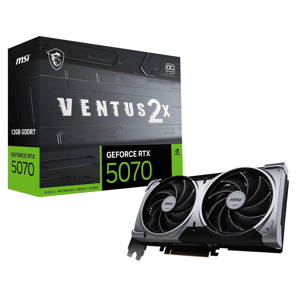 Nvidia RTX 5070<br>– 12 GB VRAM