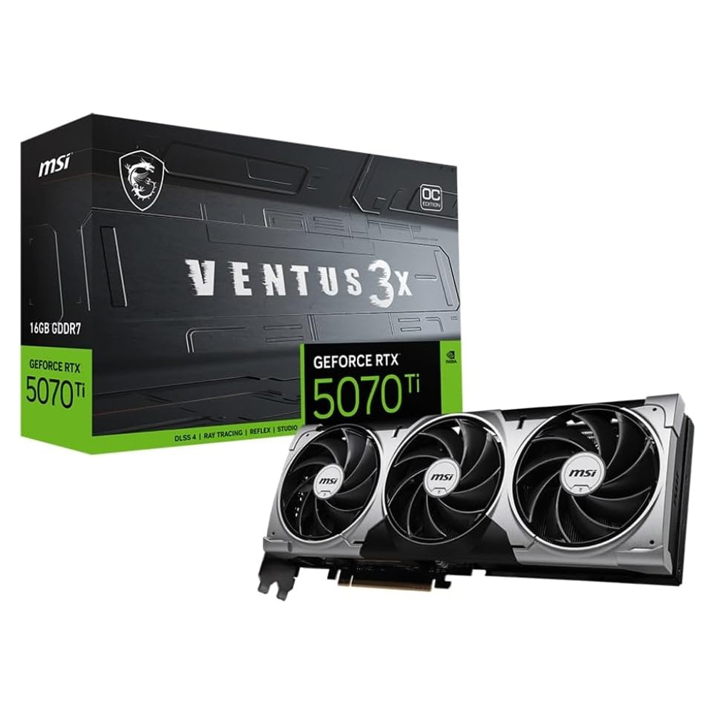 Nvidia RTX 5070 Ti<br>– 16 GB VRAM