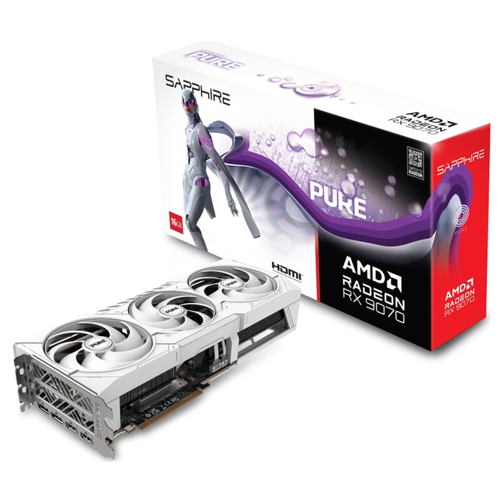 AMD Radeon RX 9070<br>– 16 GB VRAM