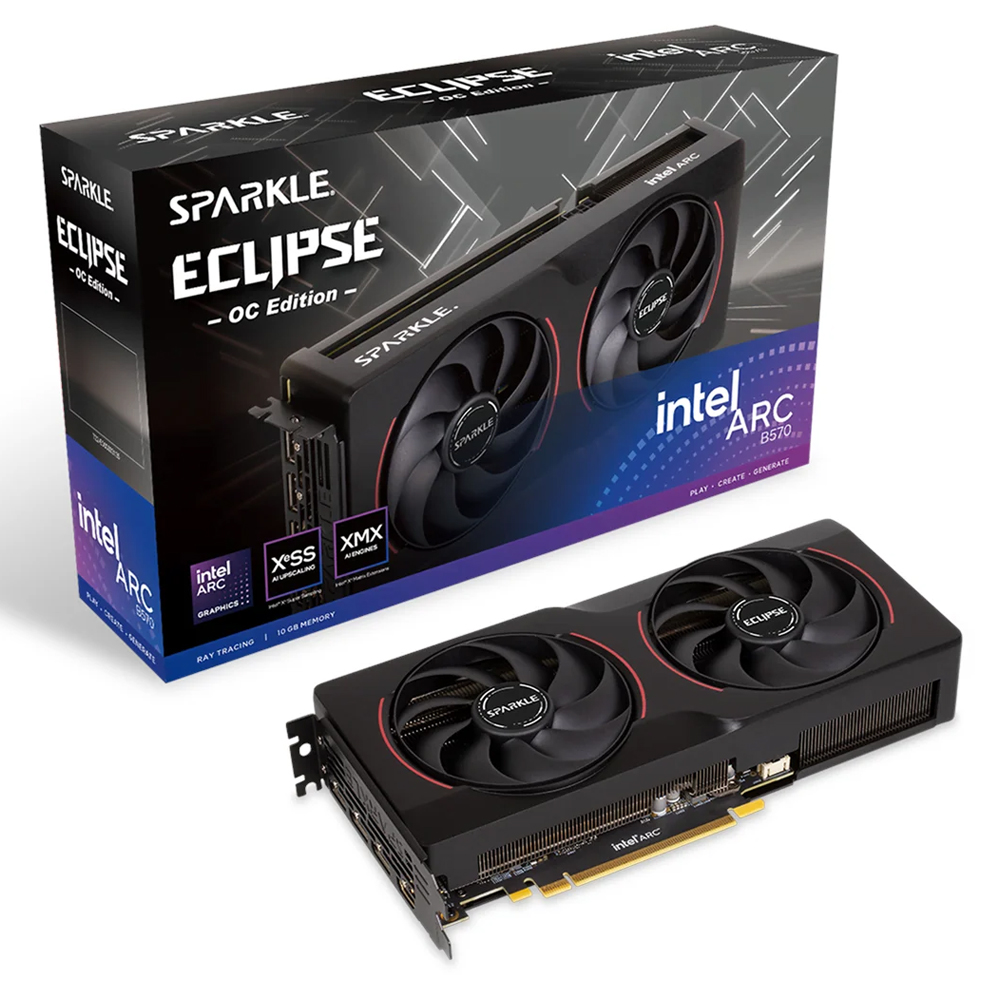 Intel ARC B570<br>– 10 GB VRAM