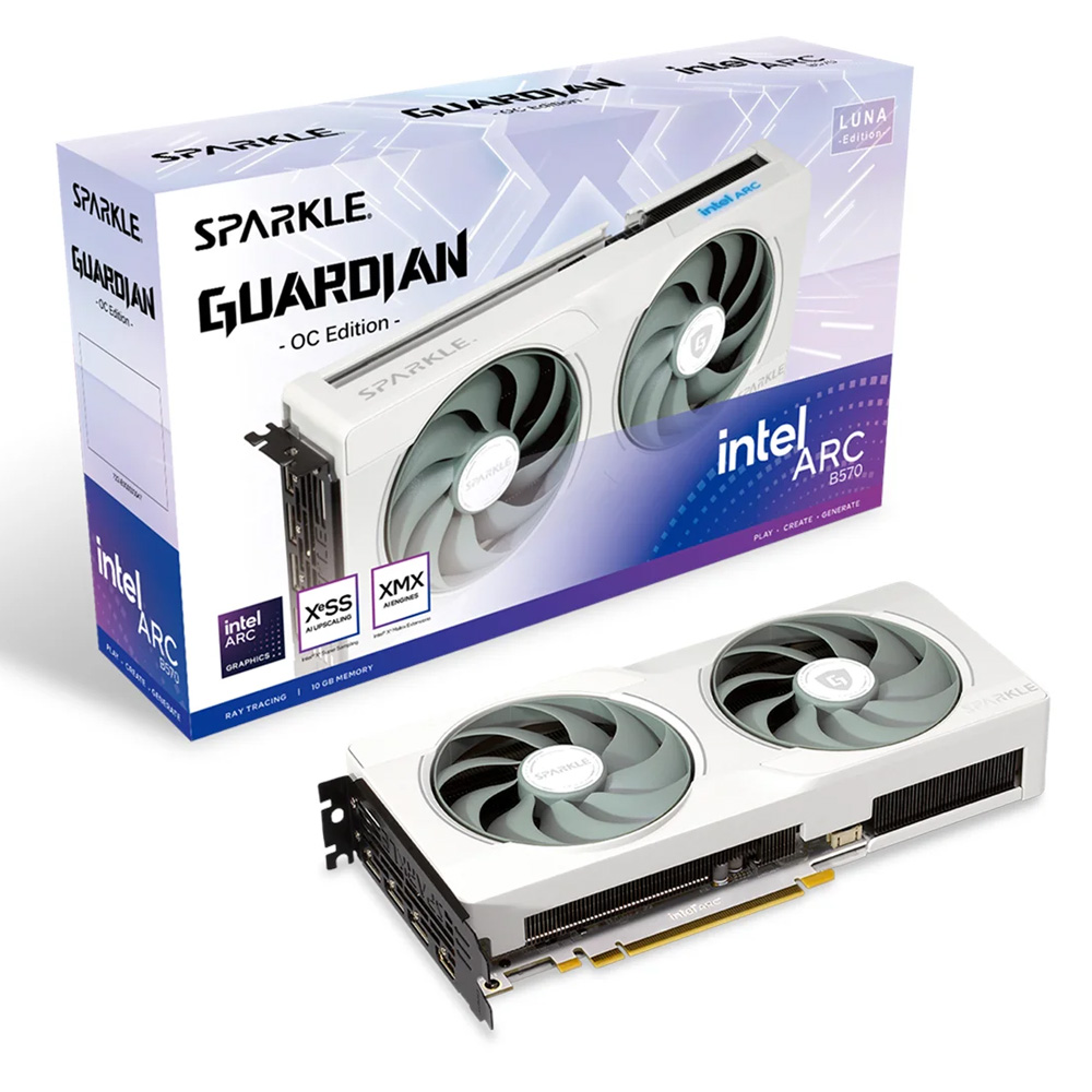 Intel ARC B570<br>– 10 GB VRAM