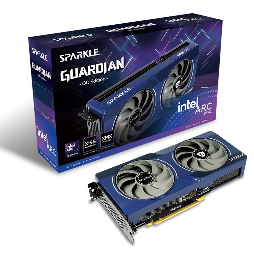Intel ARC B570<br>– 10 GB VRAM