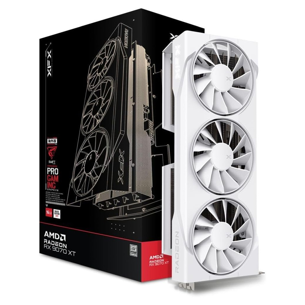AMD Radeon RX 9070 XT<br>– 16 GB VRAM