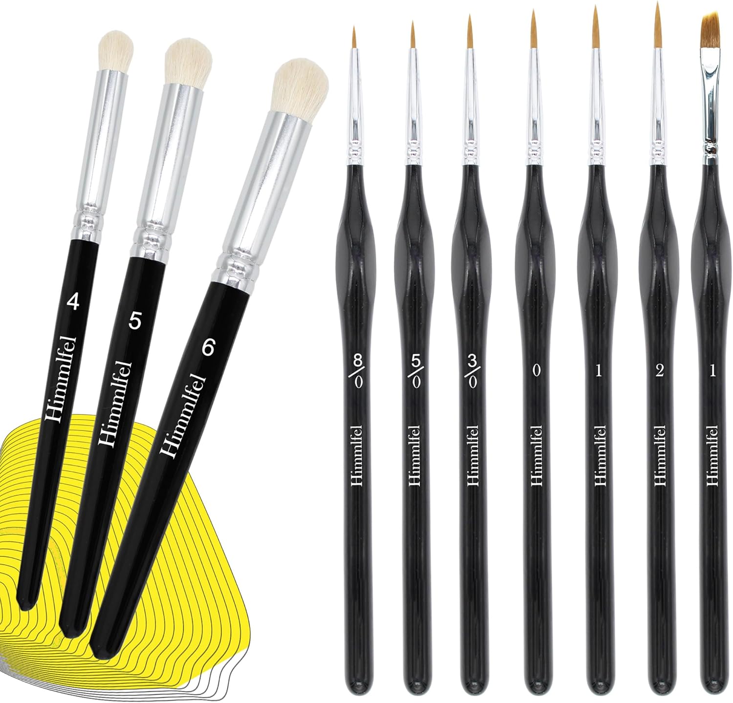 Miniatur Drybrush Pinsel Set